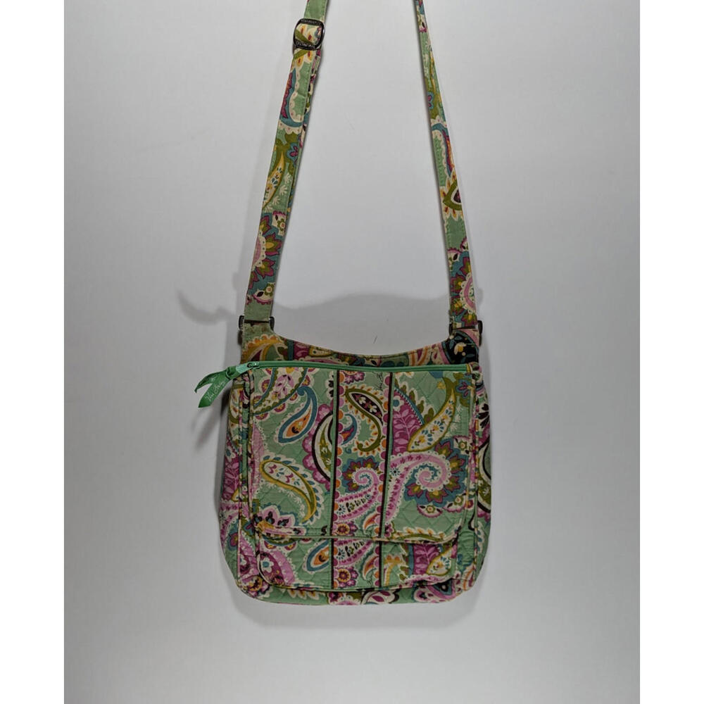 Womens Vera Bradley Tutti Frutti Top‎ Handle Paisley Floral Travel Gym Backpack